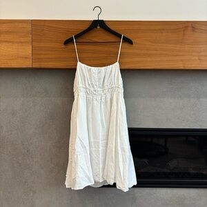NWT Emilia George Mini White Dress, Size M/L